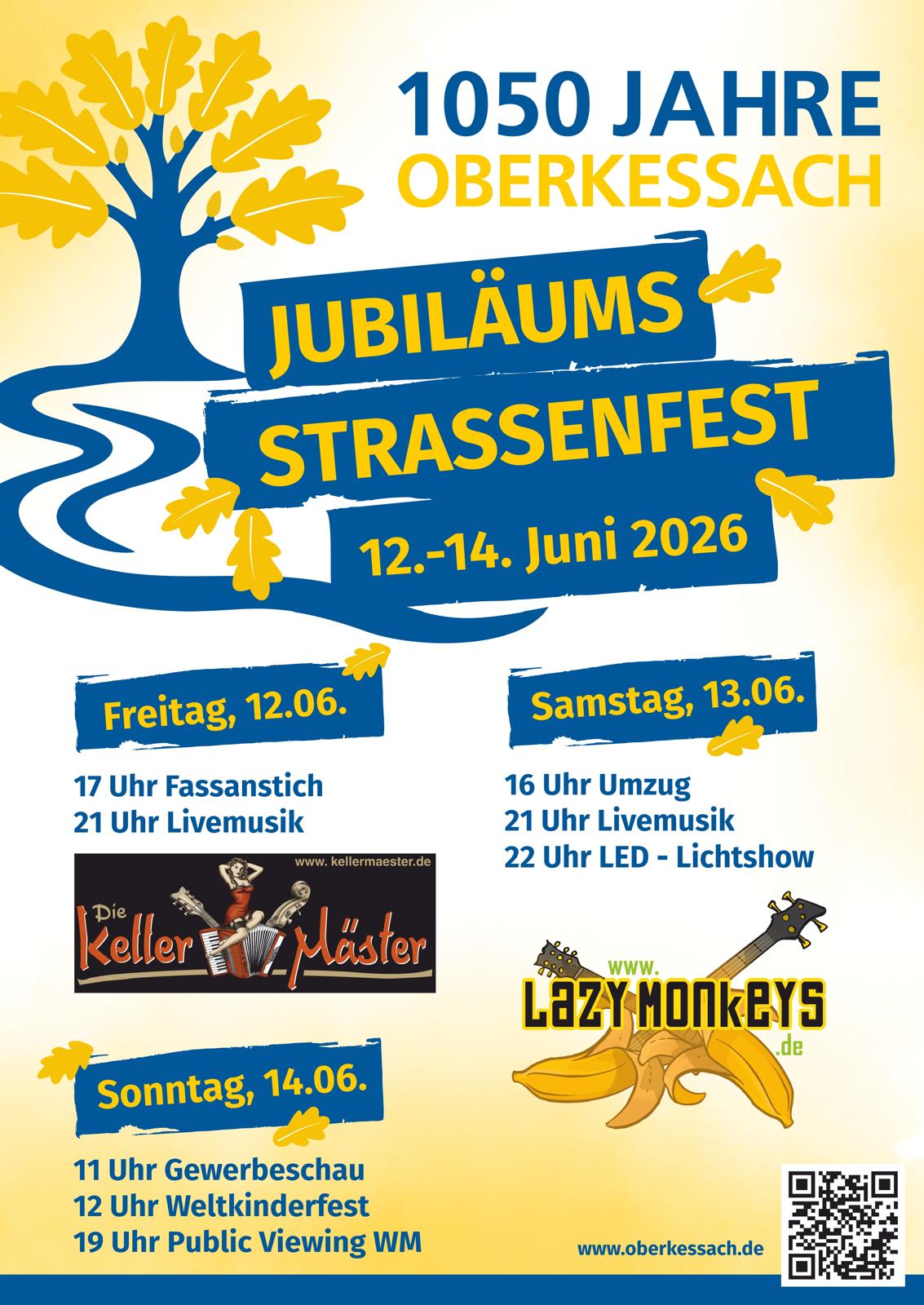 Jubiläumsflyer 1050 Jahre Oberkessach